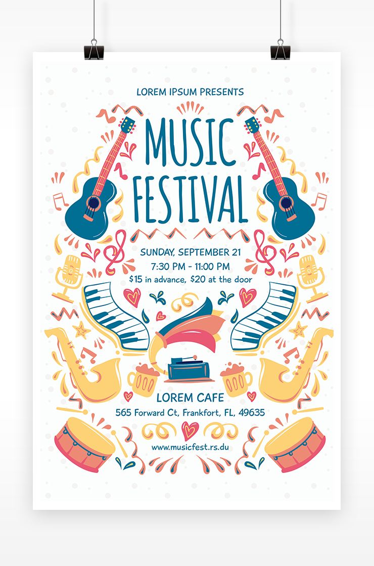 音樂節(jié)海報(bào)設(shè)計(jì)有哪些要點(diǎn)？海報(bào)設(shè)計(jì)有哪些注意事項(xiàng)？